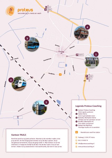 Plattegrond Proteus Coaching Heino